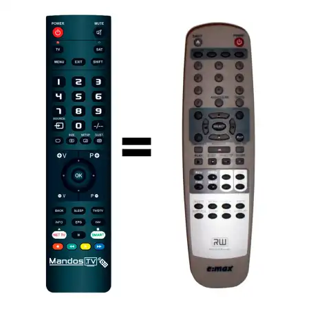 Mando a distancia original de E-max AS711