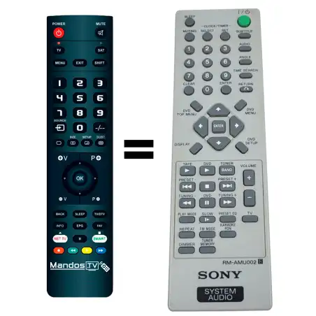 Mando a distancia original de SONY RM-AMU002