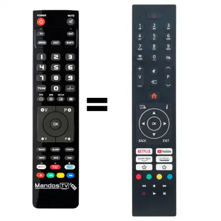 Mando a distancia original de Telefunken 40DTF424