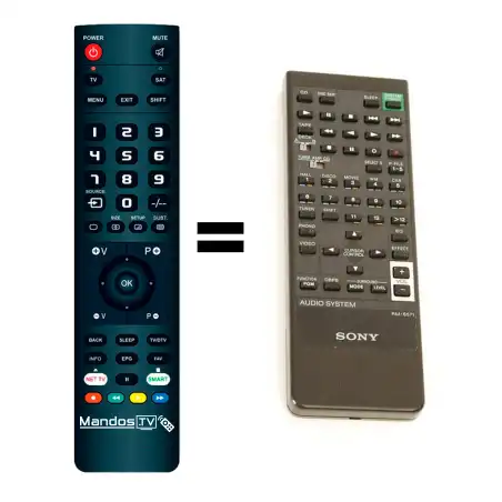 Mando a distancia original de SONY RM-S571