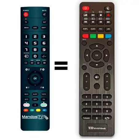 Mando a distancia TD SYSTEMS PRIME24M20H