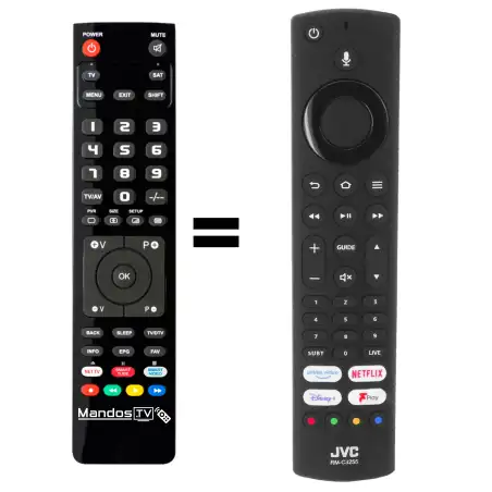 Mando a distancia original de JVC LT-50CF810