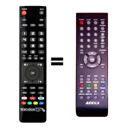 Mando a distancia AUDIOLA TVDB824-LED (V. 2)