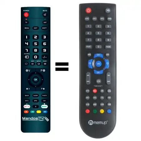 Mando a distancia original de Memup MEDIADISK-FX-HD