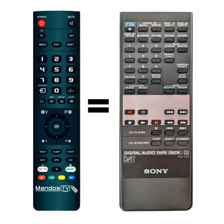 Mando a distancia original de SONY RM-D70