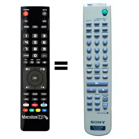 Mando a distancia original de SONY CMT-CP500MD