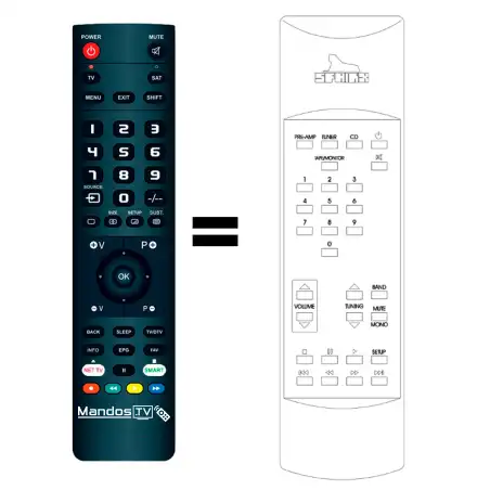 Mando a distancia original de Sphinx PROJECT10-AMPLI