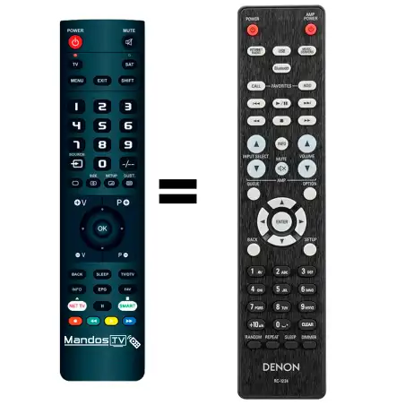Mando a distancia original de Denon DNP-800NE