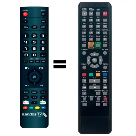 Mando a distancia original de Toshiba D-R80KF