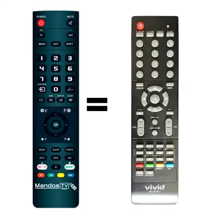 Mando a distancia original de Vivid AB32HDC2