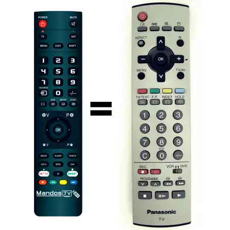 Mando a distancia original de Panasonic TX-21AP2D