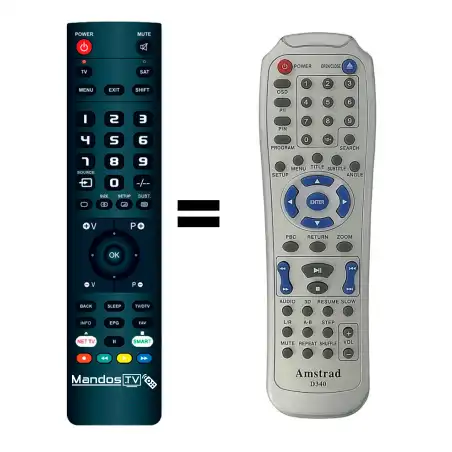 Mando a distancia original de Amstrad D340