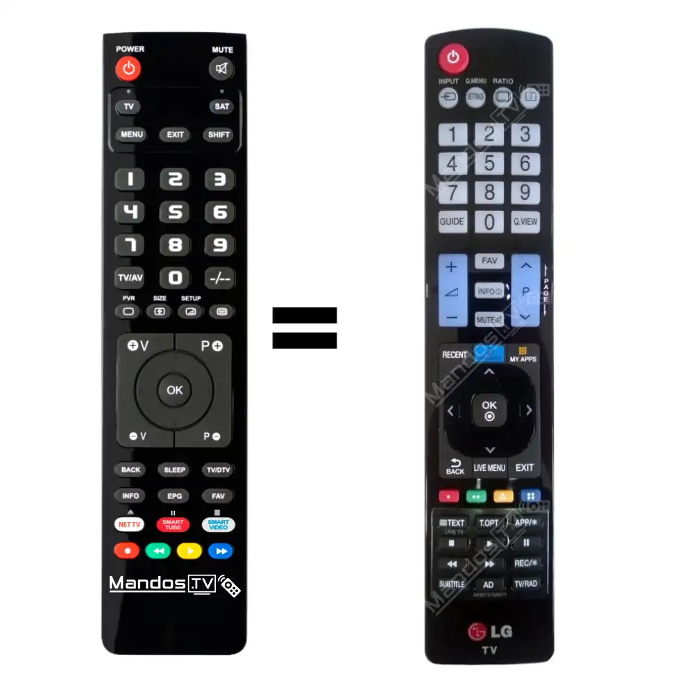 Télécommande Neuve Pour Téléviseurs LG 55LF6319 - Modèle AKB74455403, Compatible Avec Plusieurs Séries