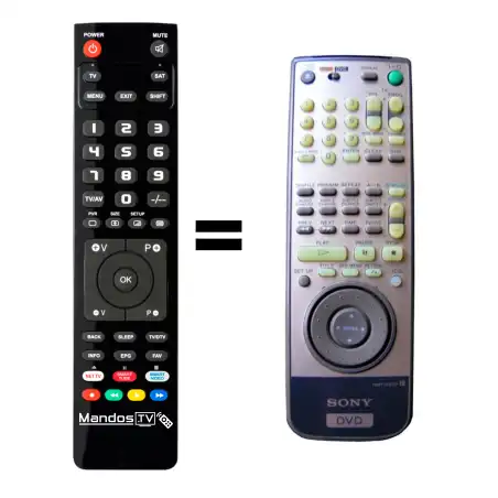 Mando a distancia SONY DVPS550D