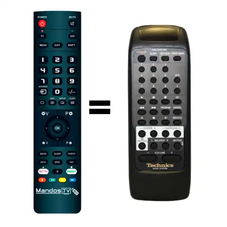 Mando a distancia original de Technics RAK-CH201WH