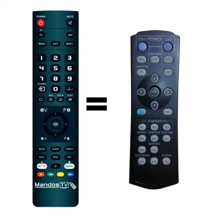 Mando a distancia original de Mitsubishi HD4000