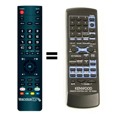 Mando a distancia original de KENWOOD RC-R0622