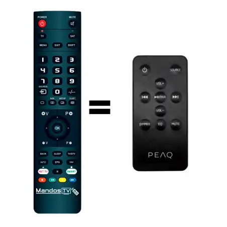 Mando a distancia PEAQ PSB100BTB