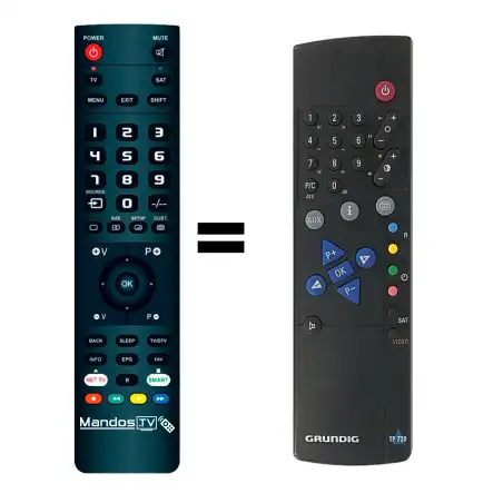 Mando a distancia original de Grundig TP720