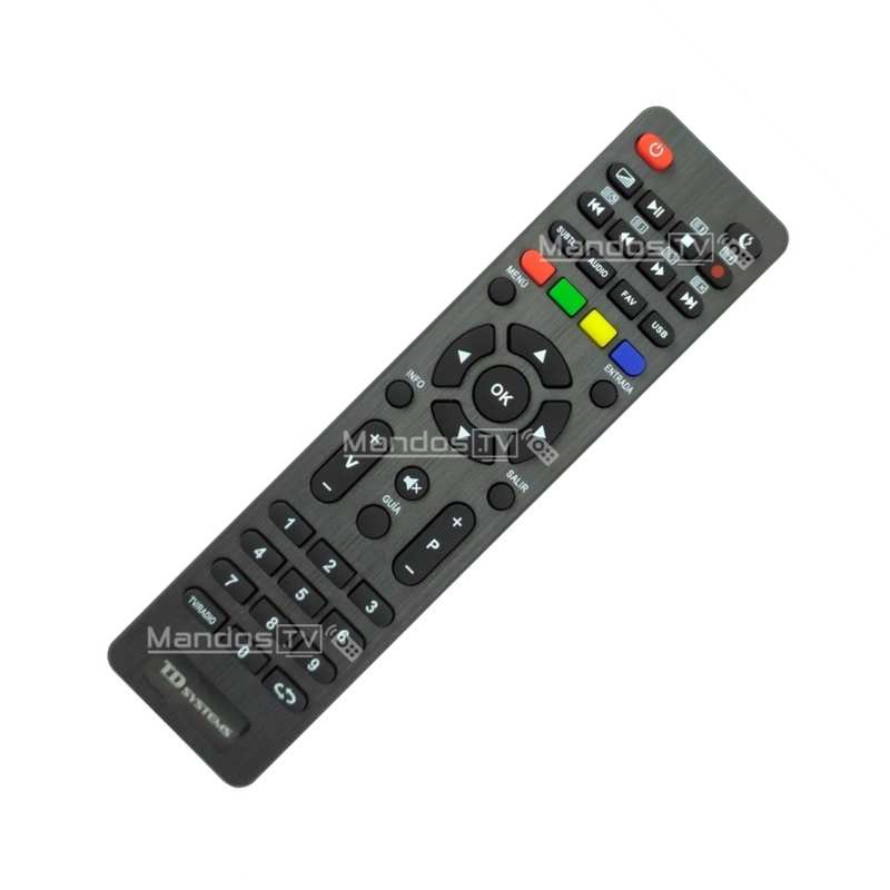 Mando a Distancia REEMPLAZABLE para TV LED TD SYSTEMS // Modelo TV:  K32DLM8HS