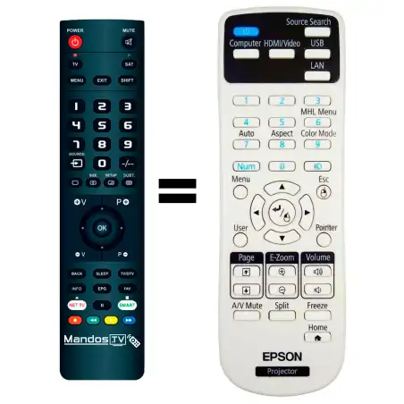 Mando a distancia original de Epson H855B