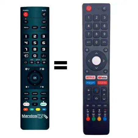 Mando a distancia TECHLIFE TE40FG7PGTV