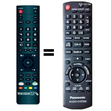 Mando a distancia original de Panasonic SA-PM42