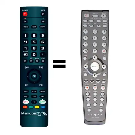 Mando a distancia OPPO DV-983H
