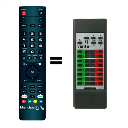 Mando a distancia original de Visita AL1