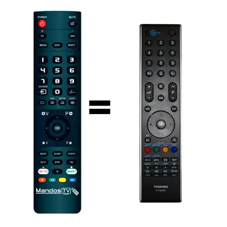 Mando a distancia TOSHIBA 42RV685DG