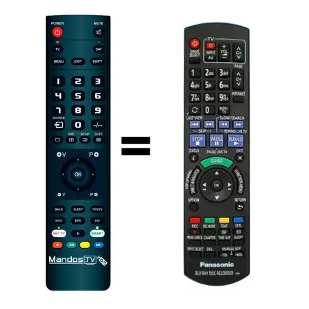 Mando a distancia original de Panasonic DMR-BWT640