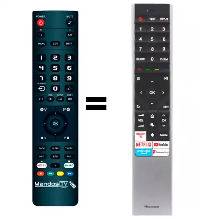 Mando a distancia original de Hisense 65U8QFTUK