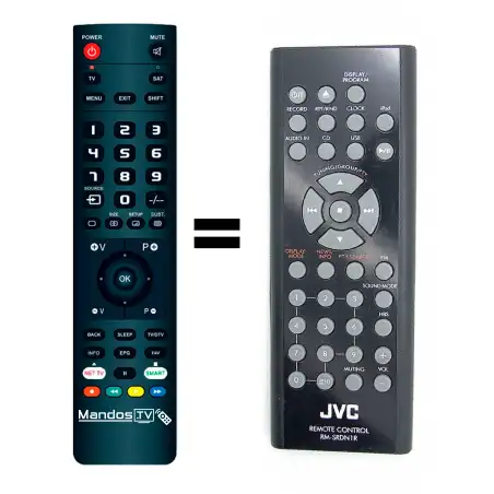 Mando a distancia original de JVC UX-TB3