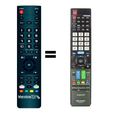 Mando a distancia original de Sharp LC-46LE840X