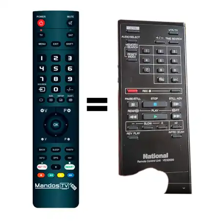 Mando a distancia original de Panasonic NV-H75