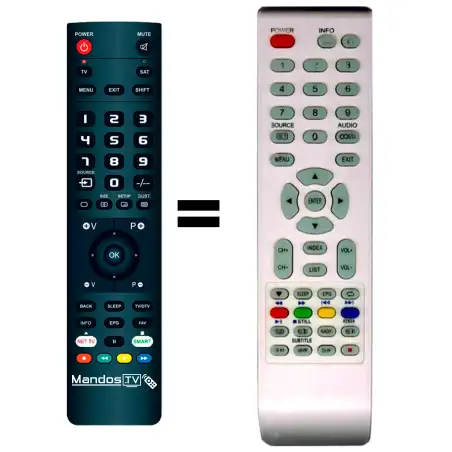 Mando a distancia original de SABA LED22AND1050E