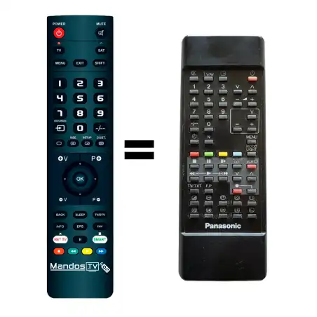 Mando a distancia original de Panasonic TNQ8E0445