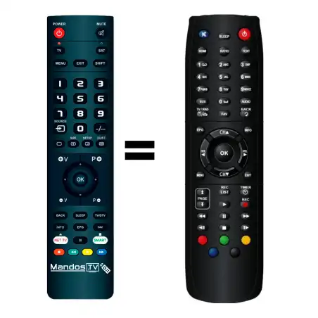 Mando a distancia original de Tonna TNTSAT-HDARES