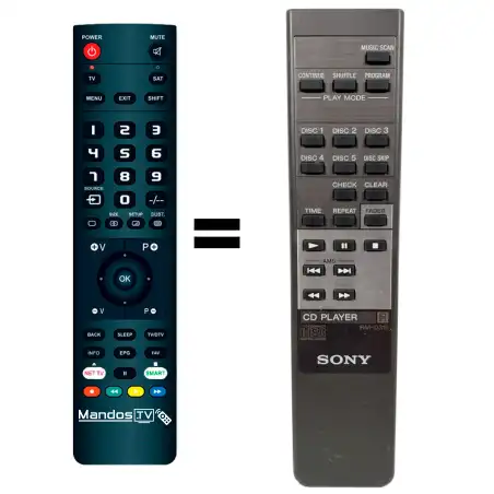 Mando a distancia original de SONY CDP-CE315