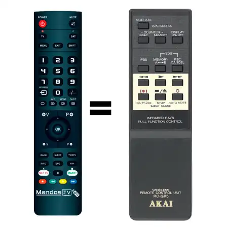 Mando a distancia original de AKAI GX-95