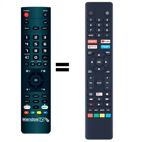 Mando a distancia original de JVC LT-24N500B Mando a distancia original de JVC LT-24N500B