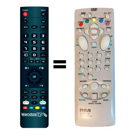 Mando a distancia original de Thomson RCT-110DA1