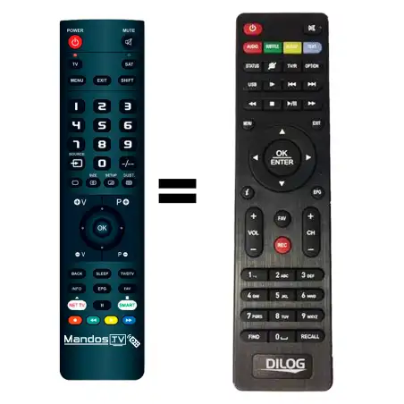 Mando a distancia original de DILOG DCT-280HD