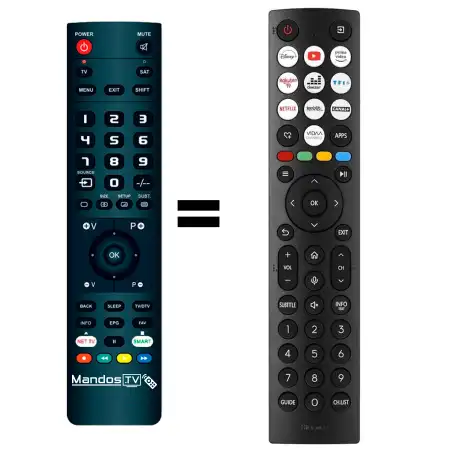 Mando a distancia HISENSE 65U6NQ