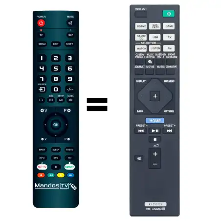 Mando a distancia original de SONY RMT-AA320U