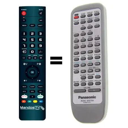 Mando a distancia original de Panasonic SC-PM30MD