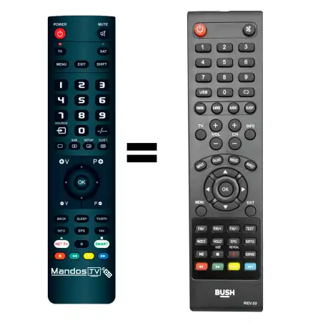 Mando a distancia BUSH REV.02