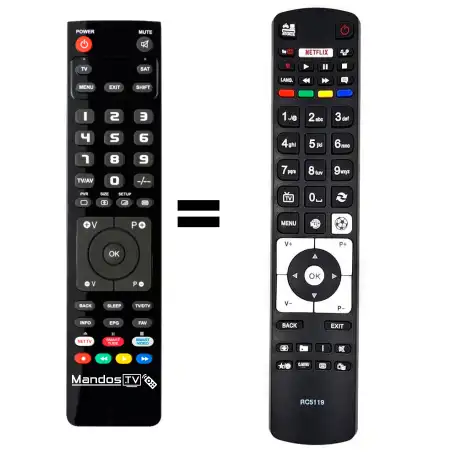 Mando a distancia original de Kendo LED55FHD172 SMART