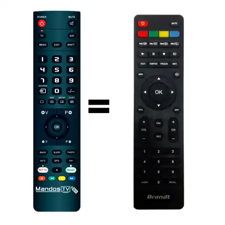 Mando a distancia original de Brandt B2614HD-LED