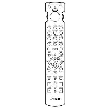 Mando a distancia YAMAHA RX-V800RDS